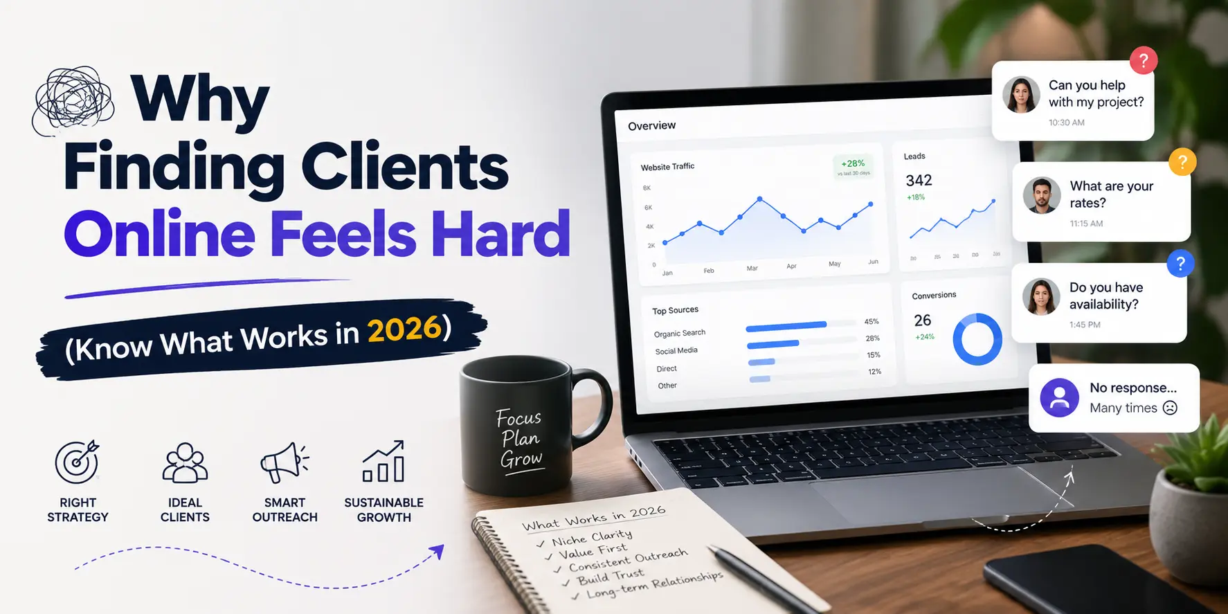 How to get clients for new business online